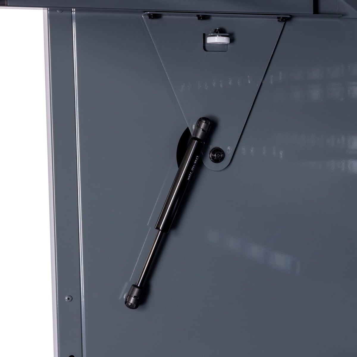 SGS 42in Roller Cabinet with Top Hutch and Side Cabinet | 16 Drawers | Slate Grey